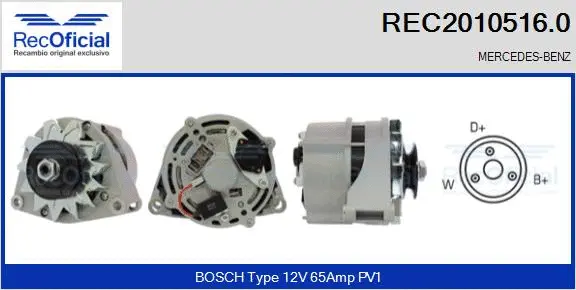 Alternator (REC2010516.0)