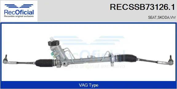 Steering Gear (RECSSB73126.1)