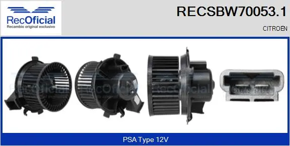 Interior Blower (RECSBW70053.1)