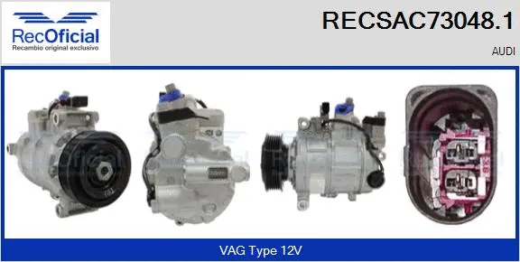 Compressor, air conditioning (RECSAC73048.1)
