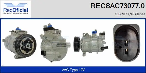 Compressor, air conditioning (RECSAC73077.0)