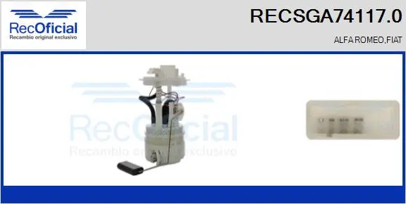 Fuel Feed Unit (RECSGA74117.0)