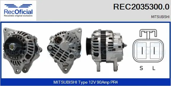 Alternator (REC2035300.0)