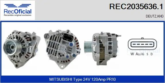 Alternator (REC2035636.1)