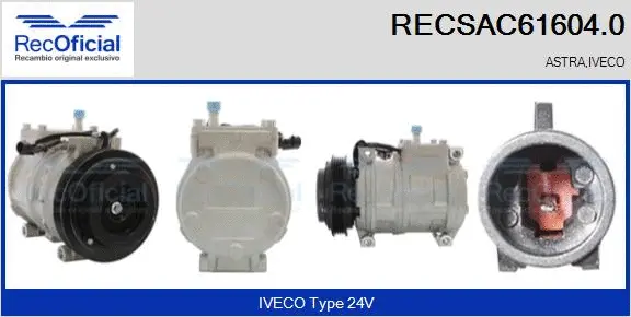 Compressor, air conditioning (RECSAC61604.0)