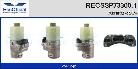 Hydraulic Pump, steering (RECSSP73300.1)