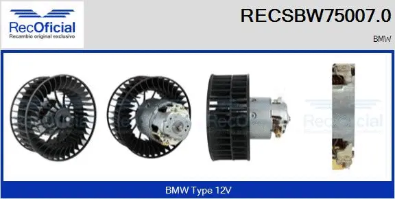 Interior Blower (RECSBW75007.0)