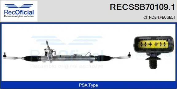 Steering Gear (RECSSB70109.1)