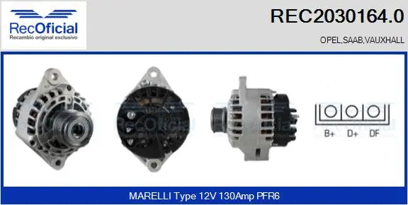 Alternator (REC2030164.0)