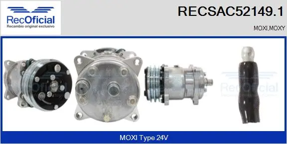 Compressor, air conditioning (RECSAC52149.1)