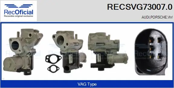 EGR Valve (RECSVG73007.0)