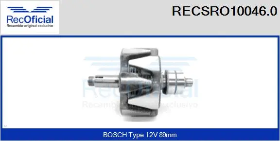 Rotor, alternator (RECSRO10046.0)