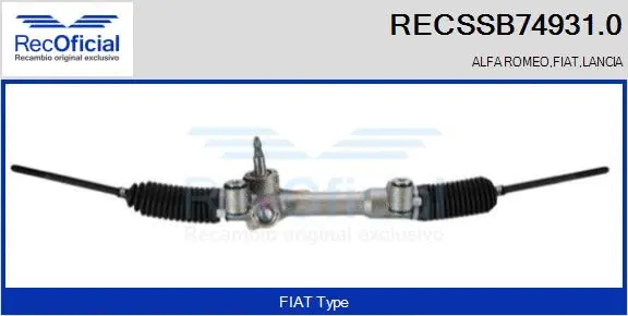 Steering Gear (RECSSB74931.0)