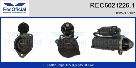 Starter (REC6021226.1)