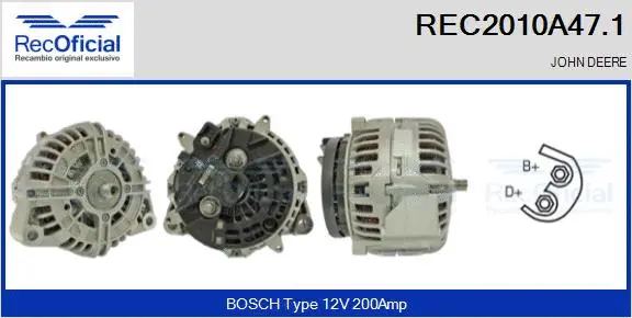 Alternator (REC2010A47.1)
