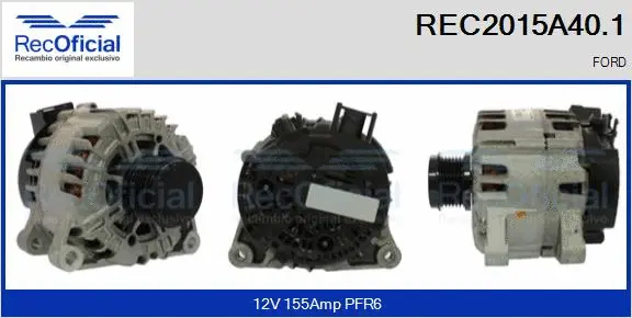 Alternator (REC2015A40.1)