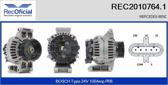 Alternator (REC2010764.1)