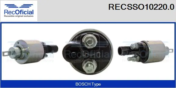 Solenoid Switch, starter (RECSSO10220.0)
