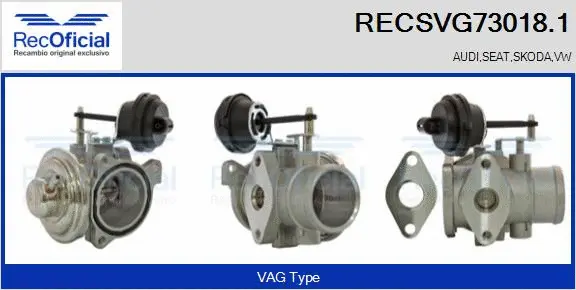 EGR Valve (RECSVG73018.1)