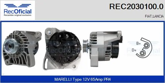 Alternator (REC2030100.0)