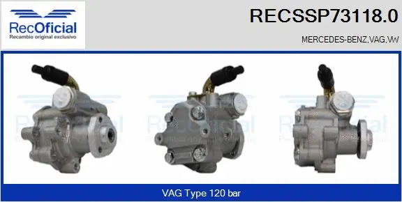 Hydraulic Pump, steering (RECSSP73118.0)
