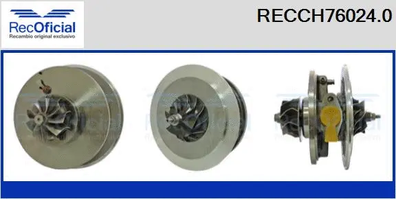 Core assembly, turbocharger (RECCH76024.0)