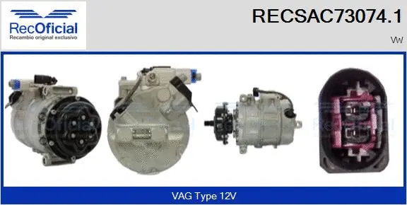 Compressor, air conditioning (RECSAC73074.1)
