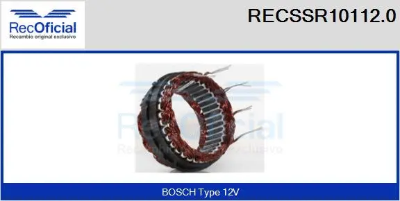 Stator, alternator (RECSSR10112.0)