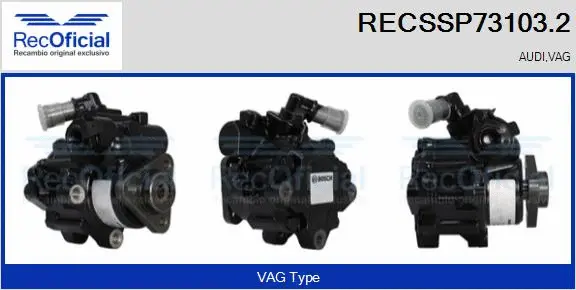 Hydraulic Pump, steering (RECSSP73103.2)