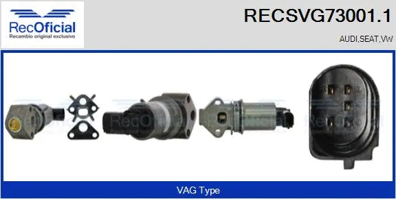 EGR Valve (RECSVG73001.1)