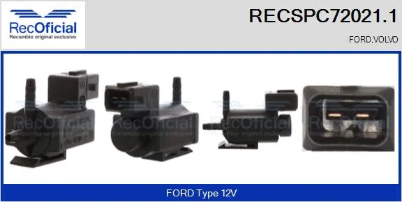 Pressure Converter, exhaust control (RECSPC72021.1)