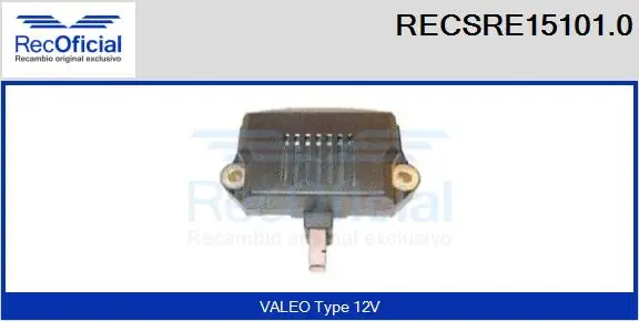 Alternator Regulator (RECSRE15101.0)