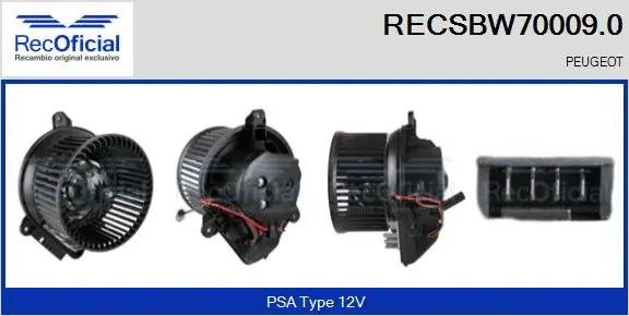 Interior Blower (RECSBW70009.0)