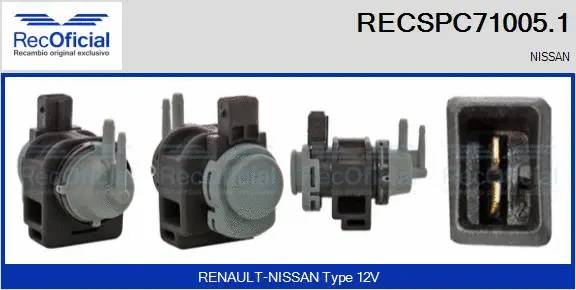 Pressure Converter, exhaust control (RECSPC71005.1)