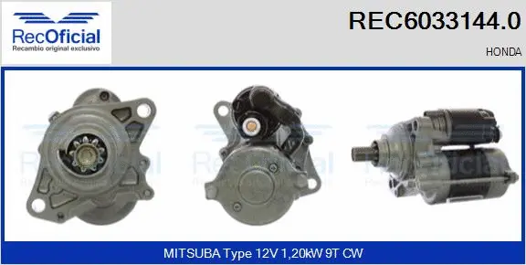 Starter (REC6033144.0)