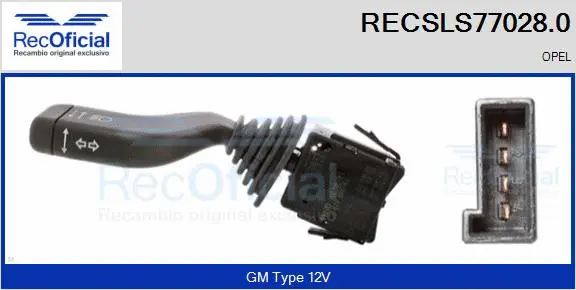 Steering Column Switch (RECSLS77028.0)