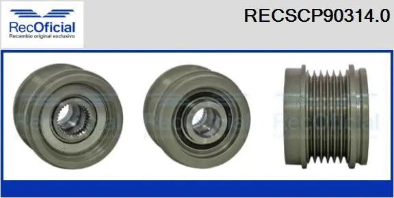 Belt Pulley, alternator (RECSCP90314.0)