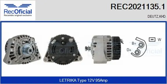 Alternator (REC2021135.1)