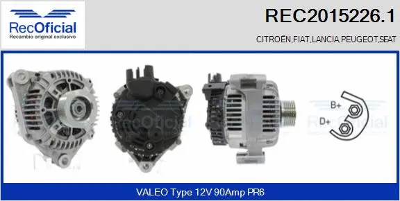 Alternator (REC2015226.1)