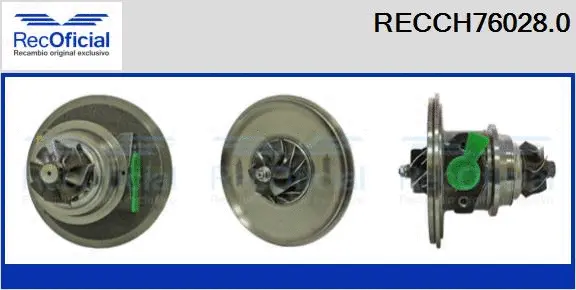 Core assembly, turbocharger (RECCH76028.0)