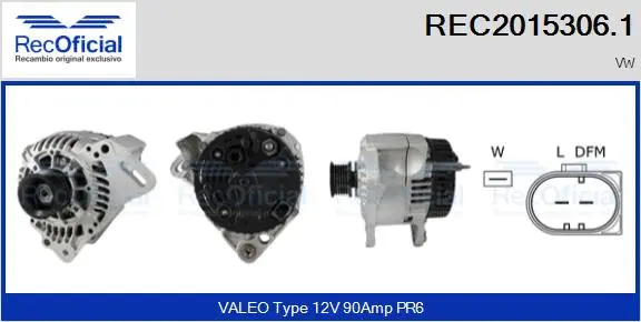 Alternator (REC2015306.1)