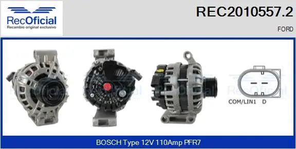 Alternator (REC2010557.2)