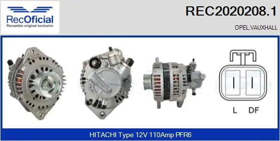 Alternator (REC2020208.1)