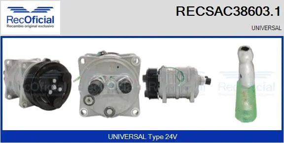 Compressor, air conditioning (RECSAC38603.1)