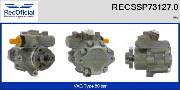 Hydraulic Pump, steering (RECSSP73127.0)