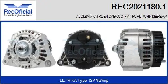 Alternator (REC2021180.1)