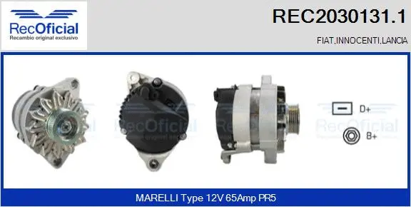 Alternator (REC2030131.1)
