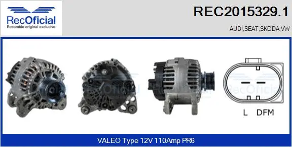 Alternator (REC2015329.1)