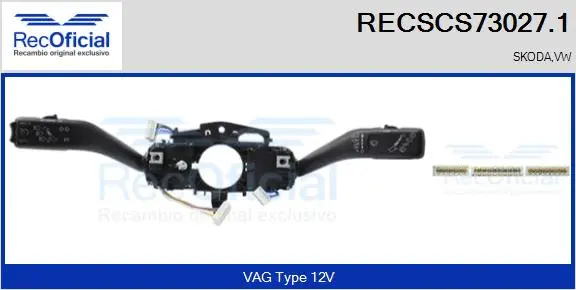 Steering Column Switch (RECSCS73027.1)