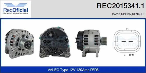 Alternator (REC2015341.1)